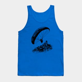 Spiraling above the Church - Paragliding Tank Top